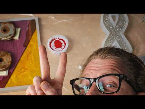 Finishing Epoxy Art Projects (Part 2) | Skull Ashtray, Cancer Ribbon & Walking Stick Live-Stream thumbnail