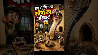 घर में निकला साँपों का पूरा परिवार 😱🐍 | Snake Comedy 😂 #shorts