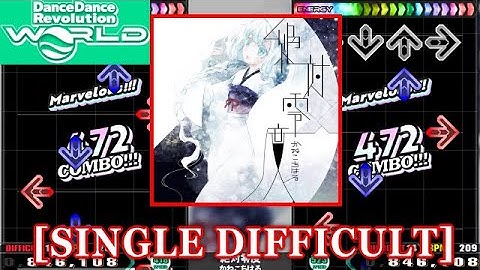 【DDR GP(WORLD)】 絶対零度[Zettai Reido] / かねこちはる [SINGLE DIFFICULT] 譜面確認+Clap