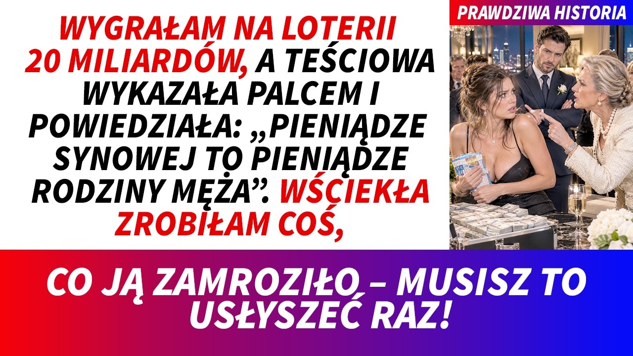 Wystarczyła jedna łyżka, żeby wszystko pękło. Wróciłam do domu przemoczona, o 22:40, z torbą warzyw, bo na więcej nie było mnie stać. W kuchni stała moja teściowa w tym samym szlafroku co zawsze,...