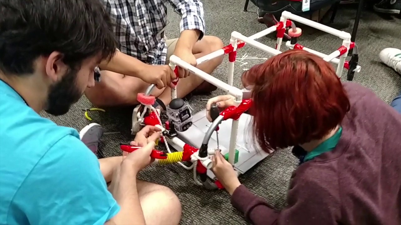 Adler Teens - Far Horizons Interns Engineer Meteorite Sled