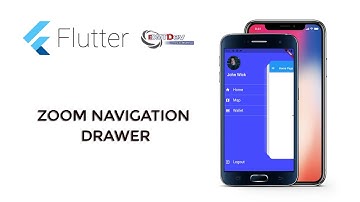 Flutter Tutorial - Zoom Navigation Drawer