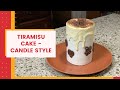 Tiramisu &quot;Candle&quot; Cake Made From Scratch