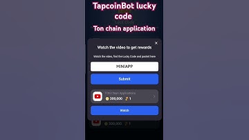 TapcoinBot lucky code #shorts tapcoinbot lucky code tapcoin bot code tapcoin bot today code