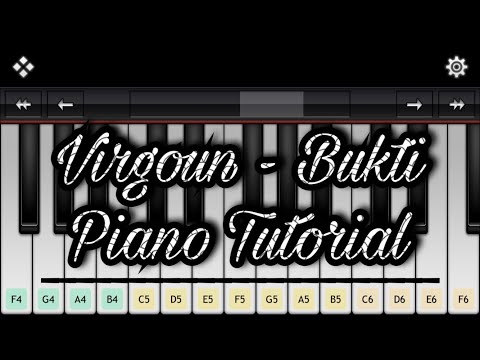 Virgoun - Bukti (Piano Tutorial) | Not Lagu