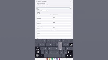 Create Project & Job inside Trimble Access