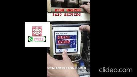Rish Master 3430 Multifunction Meters