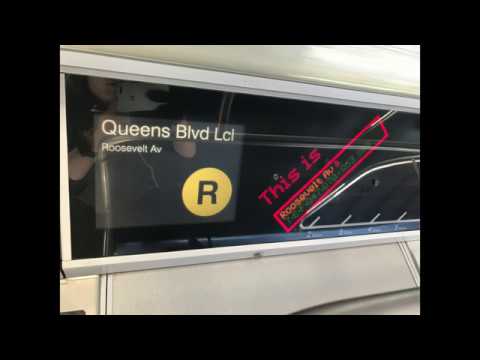 R160 (R)train announcements to Roosevelt Avenue