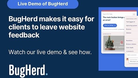 BugHerd Live Product Demo