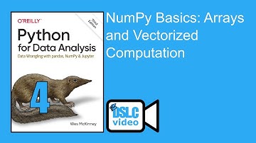 Python for Data Analysis: NumPy Basics: Arrays and Vectorized Computation (py4da01 4)