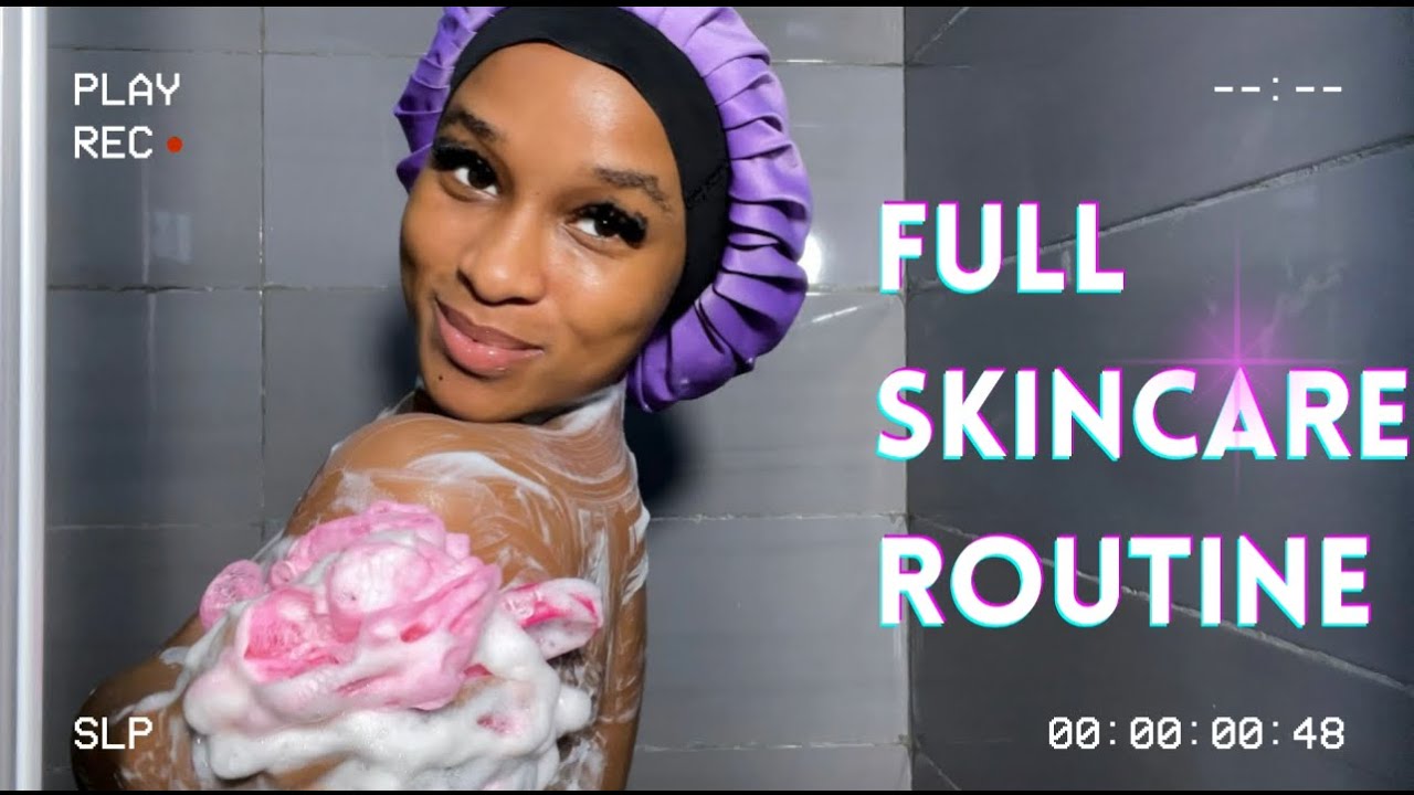 How to get Glowing Clear Skin | Face and Body Skincare Routine | trying ...