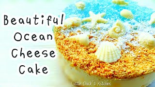 Beautiful Ocean Cheesecake | UNBAKED |  美丽的