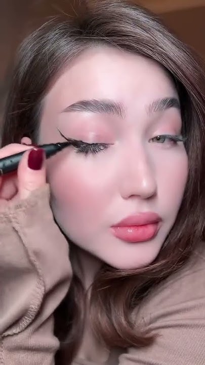 How to use EYELINER correctly? 🤔🤗 | (sensulu eyeliner) #shortsfeed # ...