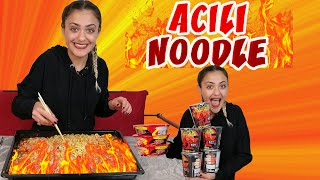 X8 Fire Noodle Challenge-Acılı Noodle