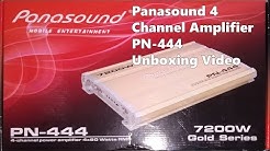 Panasound PN-444 4 Channel Amplifier Unboxing Review In Hindi 