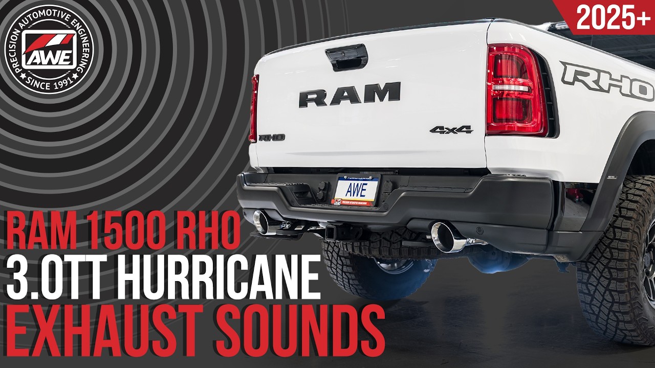 Ram Rho Sound 2025+ RAM 1500 RHO: AWE 0FG Catback Exhaust - YouTube