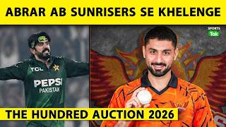 🔴THE HUNDRED AUCTION LIVE: HARIS RAUF & SHADAB KHAN UNSOLD,  USMAN TARIQ & ABRAR SECURE A CONTRACT