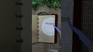 ASMR MINI  JUNK JOURNAL SCRAPBOOKING  | no music