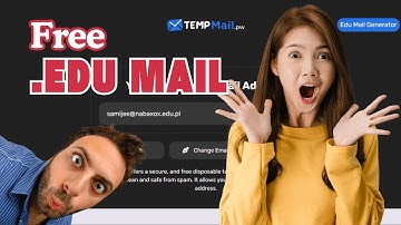 Free EDU Mail Generator - Create Free EDU Mail Account 2025 - @TempMail_pw