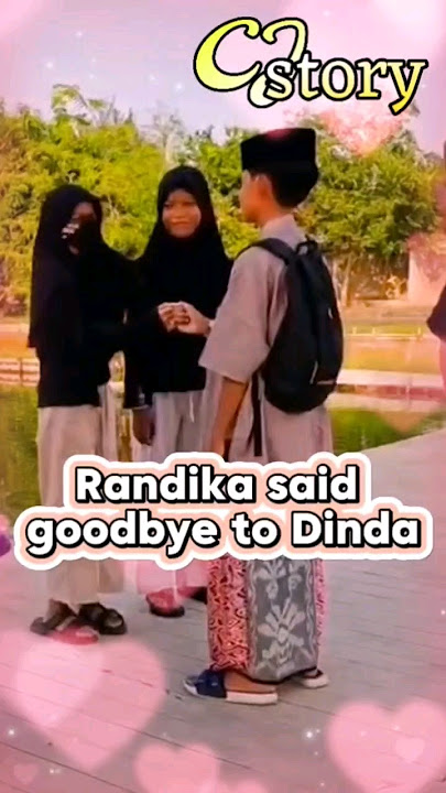 Randika said goodbye to Dinda #shorts