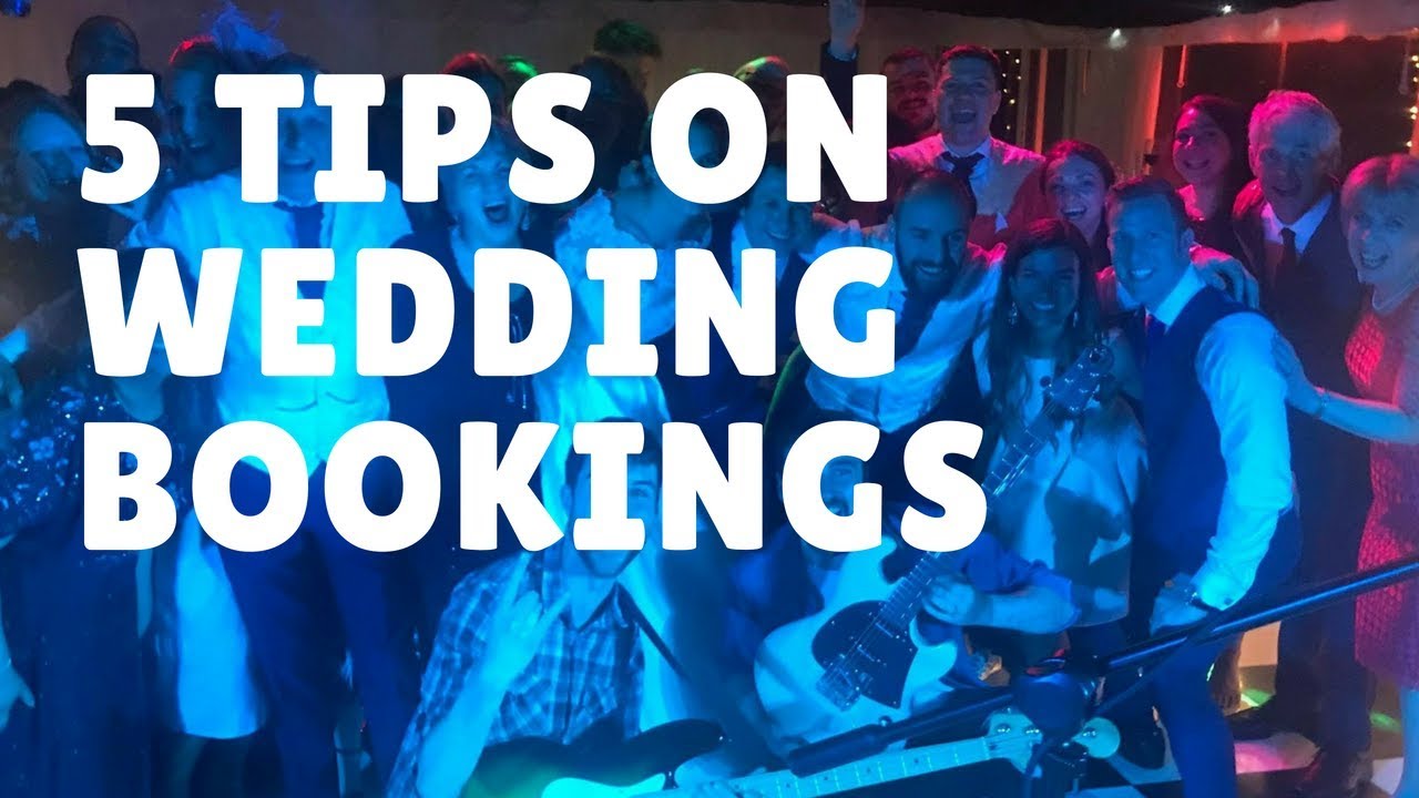 5 tips on what to do with wedding bookings! - YouTube