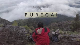 JALUR PENDAKIAN TERPANJANG GUNUNG AGUNG BALI TREK PUREGAI 2022