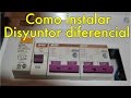 Como instalar un disyuntor diferencial. Consejos electricos.