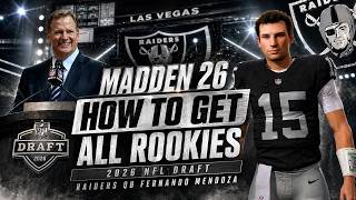 Madden 26: How to Get All the New Rookies Into Your Game (Full Guide)