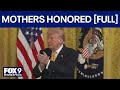 Military mothers honored by Trump, who offers Iran 'skirmish' latest during event [FULL]