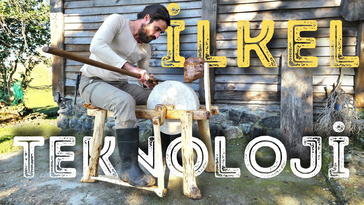 İLKEL TEKNOLOJİ: BİLEME ARACI YAPTIM! | 