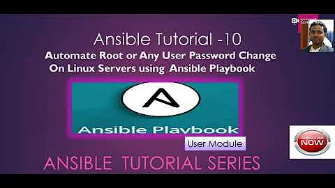 Ansible Tutorial -10 -Automate  User Password Change On Linux Servers using  Ansible Playbook