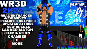 [160 MB] WR3D 2K22 MOD WITH NEW MOVES, REALISTIC GRAPHICS,NEW TAUNTS, NEW ATTIRES! + DOWNLOAD LINK