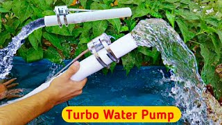 775 motor Turbine Water pump ||How to make water pump from pvc pipe||