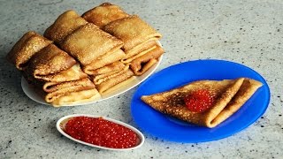 Блины на Молоке с Икрой и Мясом, Самые Вкусные! Выпуск №54 Блины на Молоке с Икрой и Мясом, Самые Вкусные! Выпуск №54