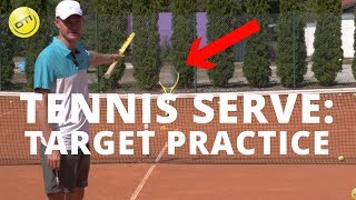 Tennis Serve: Target Practice