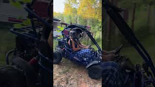The Girls Take Over The Trailmaster MID XRX GoKart Again #shorts