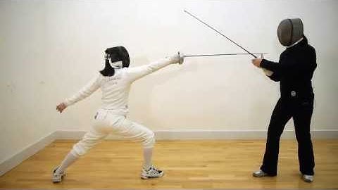 Coaching Epee Level One 06 Circular parry sixte with riposte