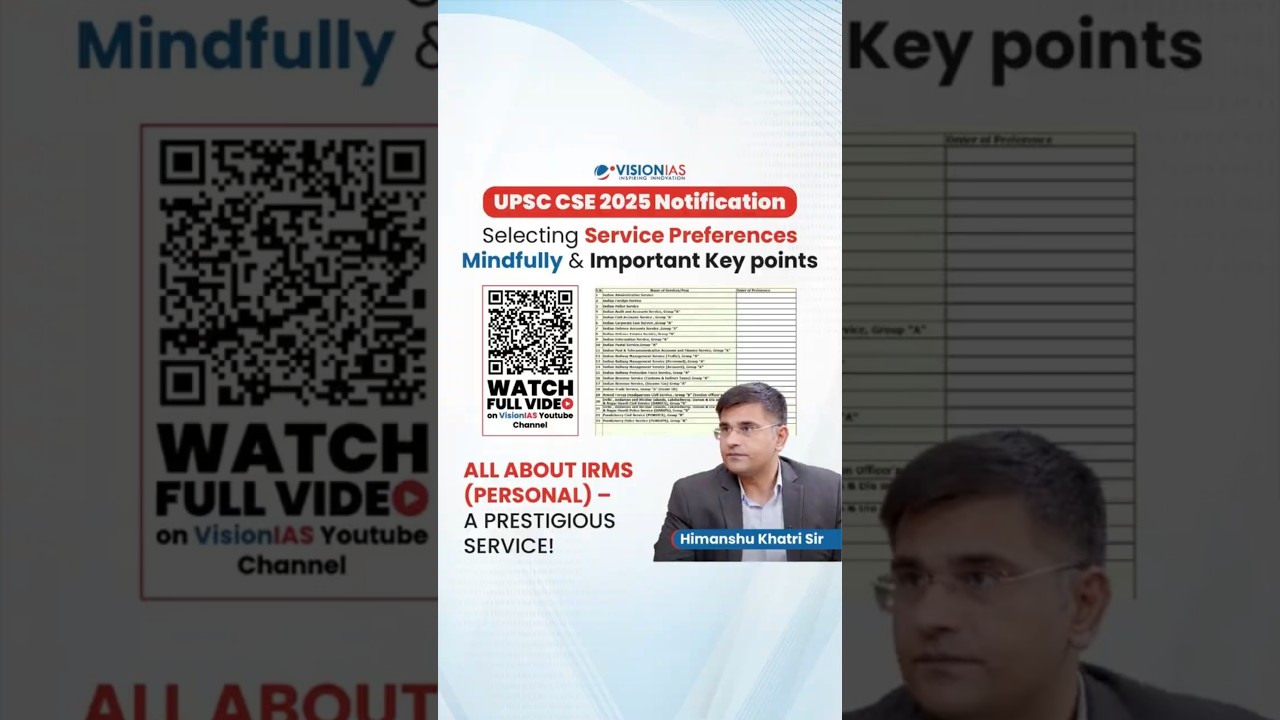 ALL ABOUT IRMS (PERSONAL) – A PRESTIGIOUS SERVICE!