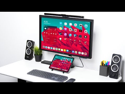 Ultimate iPad Pro Desk Setup Tour  - Minimal x Productive
