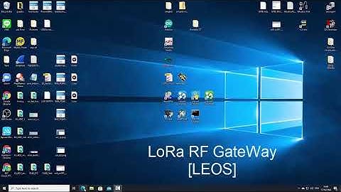 การเข้าหน้าเว็บ LoRa RF Gateway
