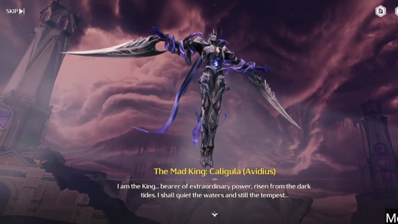 WUTHERING WAVES 2.7 - THE MAD KING CALIGULA AVIDIUS CUTSCENE - YouTube