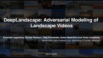 DeepLandscape: Adversarial Modeling of Landscape Videos