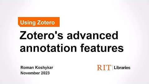 Zotero