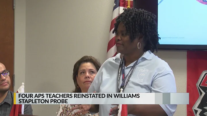Four APS teachers reinstated in Williams Stapleton...