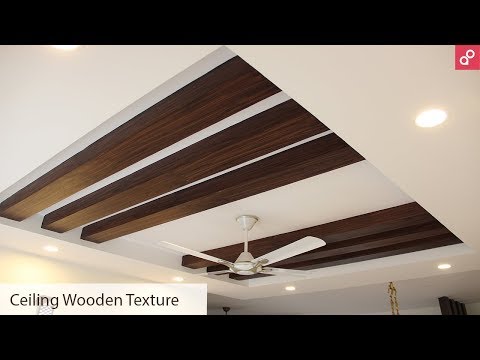 Wooden Pop False Ceiling Rafter Design For Living Room