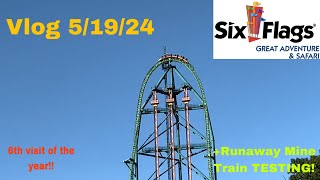 MAJOR Flash Vertical Velocity update! |Six Flags Great Adventure Vlog 5/19/24