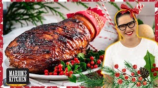 5-spice Cherry Rum Glazed Ham and the creamiest potato salad | Ep 2 Marion's Very Merry Christmas