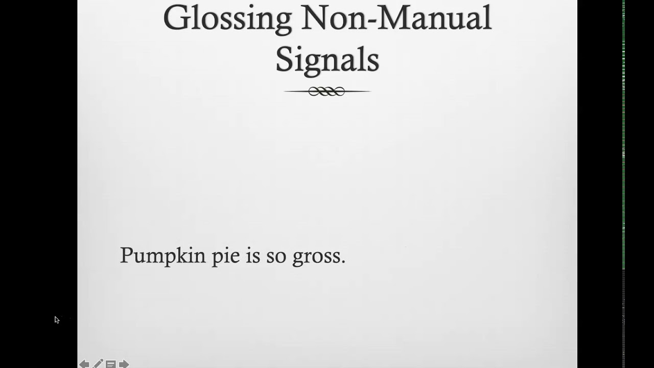Non-Manual Signals Gloss Guided Practice - YouTube