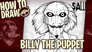 How to Draw BILLY THE PUPPET (Saw) | Narrated Easy Step-by-Step Tutorial