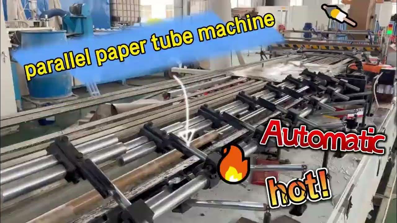 YDF parallel paper tube making machine YouTube